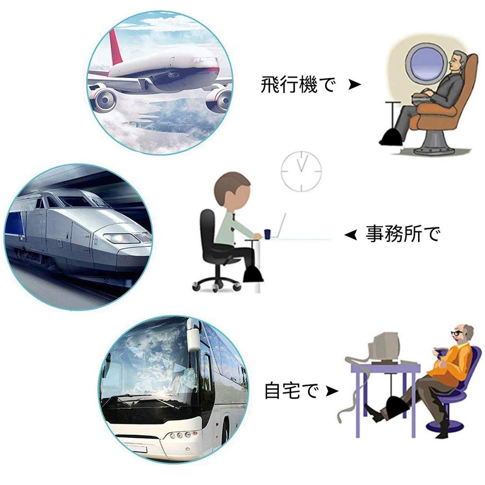 Amazon.co.jp: フットレスト 足置き ハンモック 飛行機 足らくらく